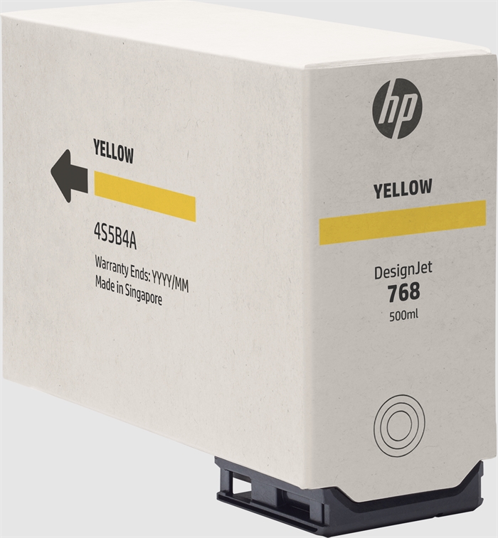 HP 768 Żółty 500-ml wkład atramentowy DesignJet