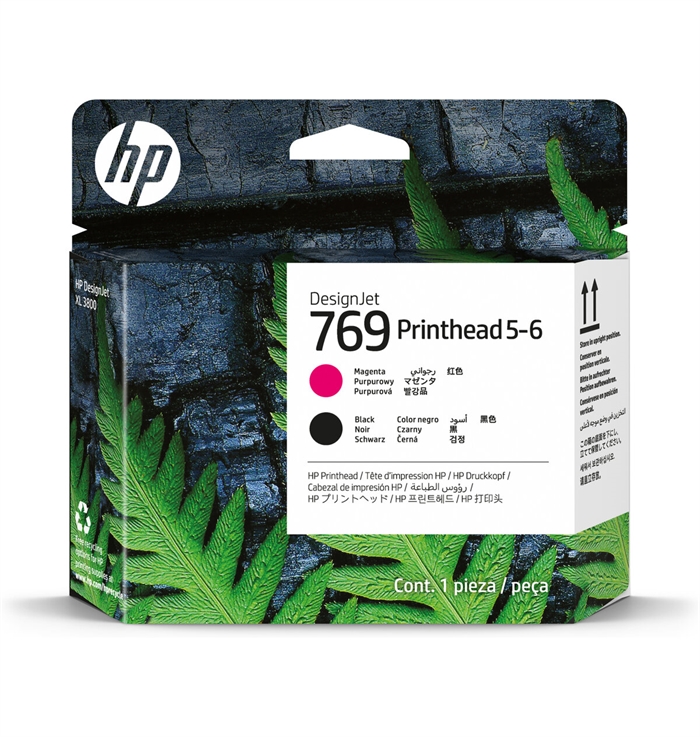 HP 769 Purpurowy Czarny 5-6 Głowica drukująca DesignJet