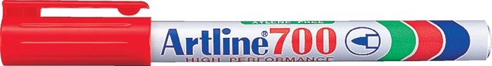 Artline Marker 700 Permanent 0.7 czerwony