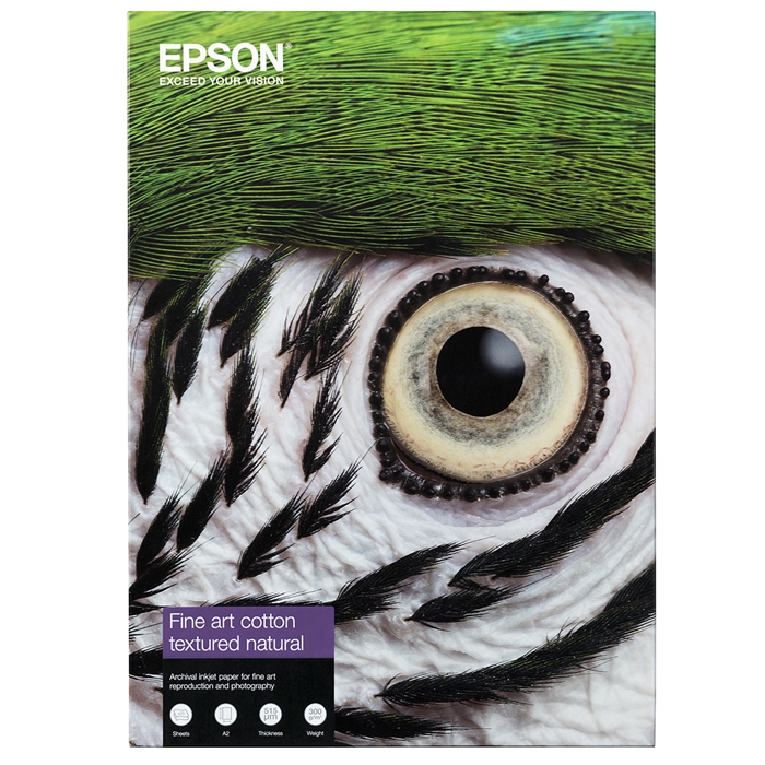 Epson Fine Art Cotton Textured Natural II 300 g/m², A2 25 arkuszy