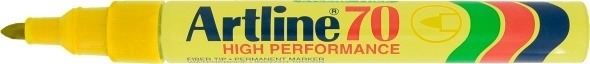 Artline Marker 70 Permanent 1.5 Yellow