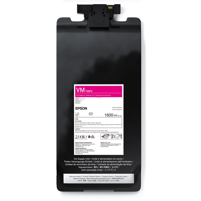 Epson Vivid Magenta T56F3 - Worek na atrament o pojemności 1600 ml