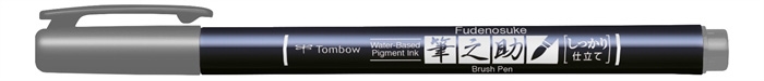 Tombow Marker Fudenosuke twardy szary