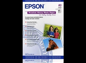 Papier fotograficzny Epson Premium Glossy 255 g/m², A3, 20 arkuszy