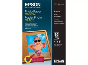 Papier fotograficzny Epson Glossy 200 g/m² - 10x15 cm - 50 arkuszy