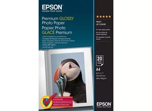 Epson Premium Glossy Photo Paper 255 g/m² - A4 - 20 arkuszy