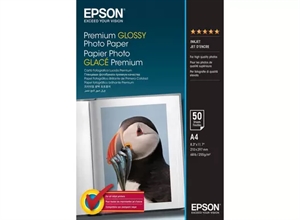 Papier fotograficzny Epson Premium Glossy 255 g/m² - A4 - 50 arkuszy