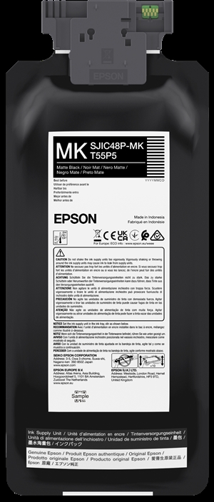 Proszę przetłumaczyć na polski: 

Epson Matte Black blækpatron til Epson ColorWorks C8000